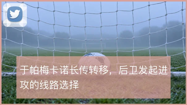 于帕梅卡诺长传转移，后卫发起进攻的线路选择