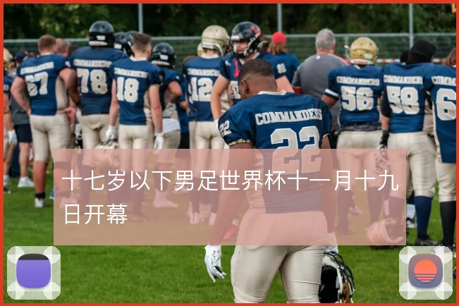 十七岁以下男足世界杯十一月十九日开幕